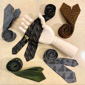 VINTAGE LOT | Assortment of skinny ties 50s 60s